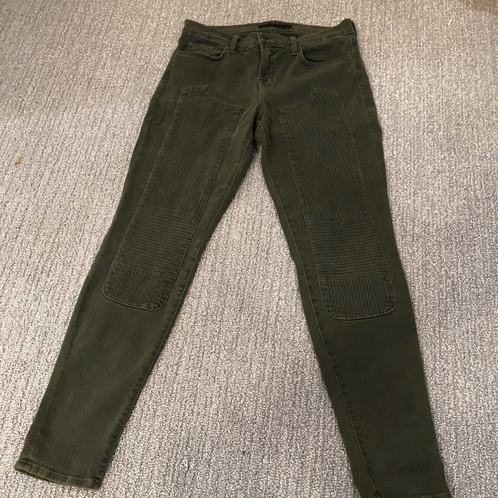 J Brand olive green jeans